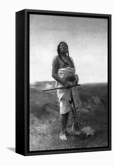 Sioux Medicine Man, c1907-Edward S. Curtis-Framed Premier Image Canvas