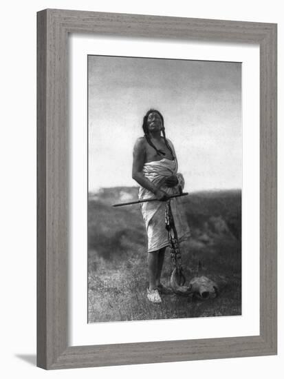 Sioux Medicine Man, c1907-Edward S. Curtis-Framed Giclee Print