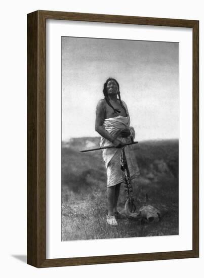 Sioux Medicine Man, c1907-Edward S. Curtis-Framed Giclee Print