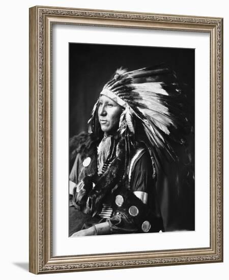 Sioux Native American, C1898-Adolph F. Muhr-Framed Photographic Print