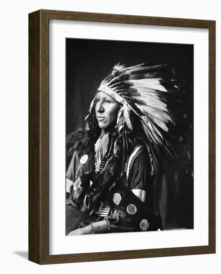 Sioux Native American, C1898-Adolph F. Muhr-Framed Photographic Print