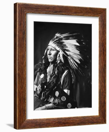 Sioux Native American, C1898-Adolph F. Muhr-Framed Photographic Print