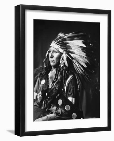 Sioux Native American, C1898-Adolph F. Muhr-Framed Photographic Print