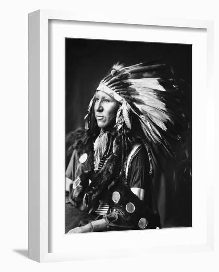 Sioux Native American, C1898-Adolph F. Muhr-Framed Photographic Print