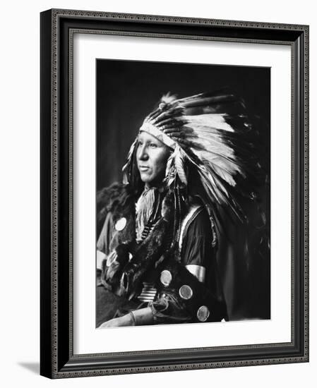 Sioux Native American, C1898-Adolph F. Muhr-Framed Photographic Print