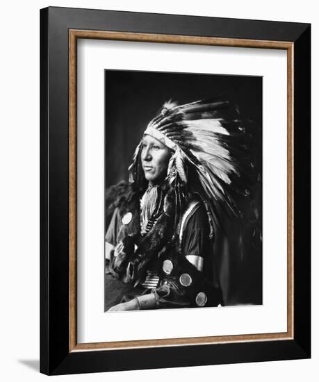 Sioux Native American, C1898-Adolph F. Muhr-Framed Photographic Print