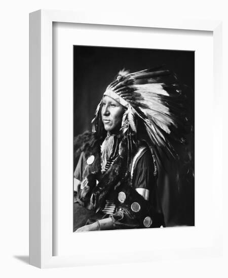 Sioux Native American, C1898-Adolph F. Muhr-Framed Photographic Print