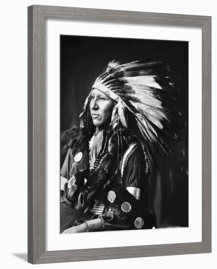 Sioux Native American, C1898-Adolph F. Muhr-Framed Photographic Print