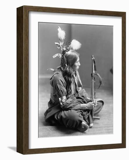 Sioux Native American, C1900-Gertrude Kasebier-Framed Photographic Print