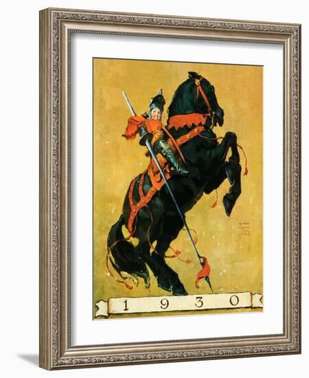 "Sir 1930,"January 1, 1930-William Meade Prince-Framed Giclee Print