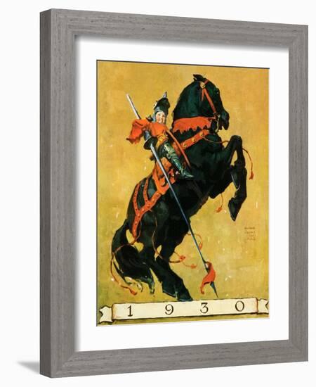 "Sir 1930,"January 1, 1930-William Meade Prince-Framed Giclee Print