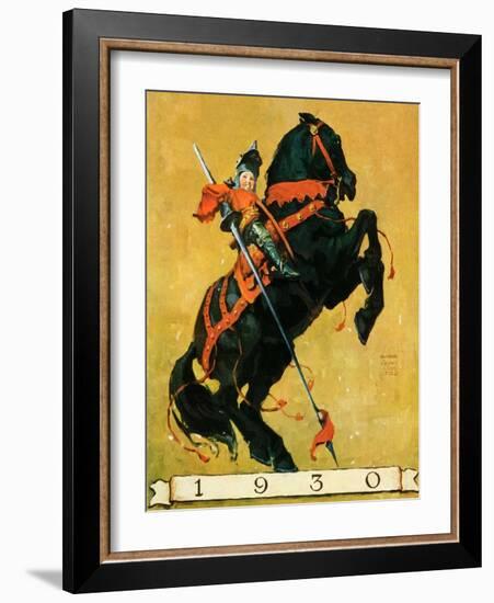 "Sir 1930,"January 1, 1930-William Meade Prince-Framed Giclee Print