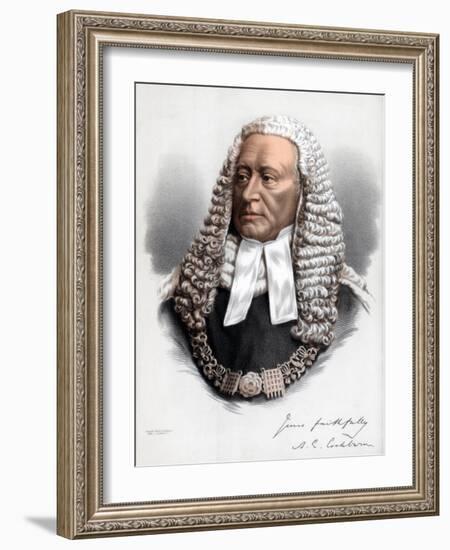 Sir Alexander James Edmund Cockburn, 12th Baronet, Lord Chief Justice of England, C1890-Petter & Galpin Cassell-Framed Giclee Print