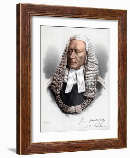 Sir Alexander James Edmund Cockburn, 12th Baronet, Lord Chief Justice of England, C1890-Petter & Galpin Cassell-Framed Giclee Print