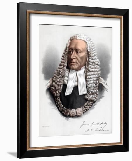 Sir Alexander James Edmund Cockburn, 12th Baronet, Lord Chief Justice of England, C1890-Petter & Galpin Cassell-Framed Giclee Print