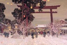 View of a Shinto Shrine, c.1889-Sir Alfred East-Giclee Print