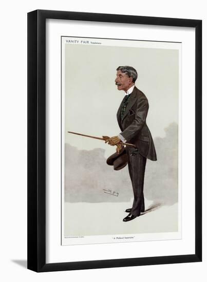Sir Alfred Frederick Bird, Vanity Fair-Leslie Ward-Framed Art Print