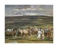 Charge of Flowerdew's Squadron, c.1918-Sir Alfred Munnings-Giclee Print