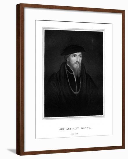 Sir Anthony Denny, Courtier of Henry VIII-TA Dean-Framed Giclee Print