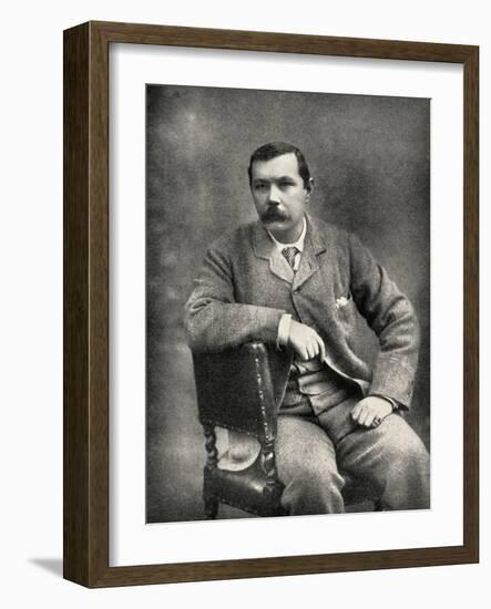 Sir Arthur Conan Doyle (1859-1930)-Herbert Rose Barraud-Framed Photographic Print