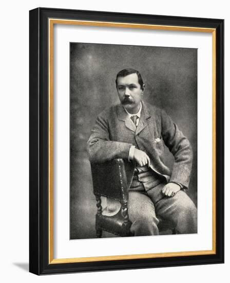 Sir Arthur Conan Doyle (1859-1930)-Herbert Rose Barraud-Framed Photographic Print