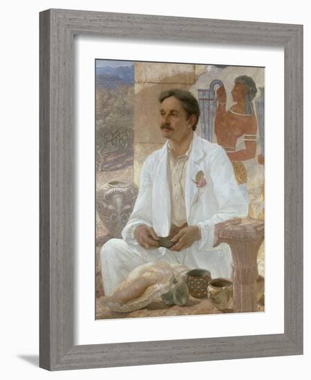 Sir Arthur Evans Among the Ruins of the Palace of Knossos, 1907-William Blake Richmond-Framed Giclee Print