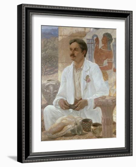 Sir Arthur Evans Among the Ruins of the Palace of Knossos, 1907-William Blake Richmond-Framed Giclee Print