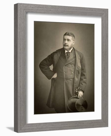 Sir Arthur Sullivan, Composer, Portrait Photograph-Stanislaus Walery-Framed Giclee Print