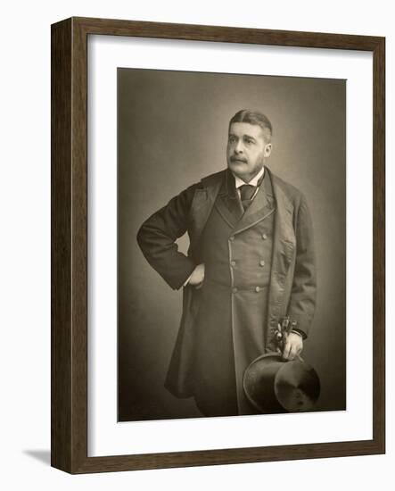 Sir Arthur Sullivan, Composer, Portrait Photograph-Stanislaus Walery-Framed Giclee Print