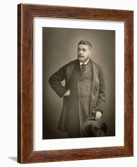 Sir Arthur Sullivan, Composer, Portrait Photograph-Stanislaus Walery-Framed Giclee Print