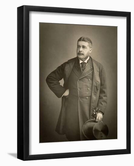 Sir Arthur Sullivan, Composer, Portrait Photograph-Stanislaus Walery-Framed Giclee Print