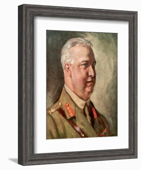 Sir Arthur William Currie, Canadian First World War General-null-Framed Giclee Print