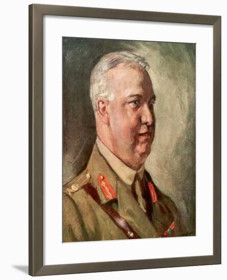 Sir Arthur William Currie, Canadian First World War General-null-Framed Giclee Print