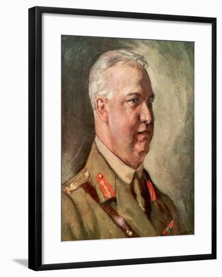 Sir Arthur William Currie, Canadian First World War General-null-Framed Giclee Print