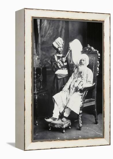 Sir Babkhem Singh Bedor Bedi of Kullar-James Lafayette-Framed Premier Image Canvas