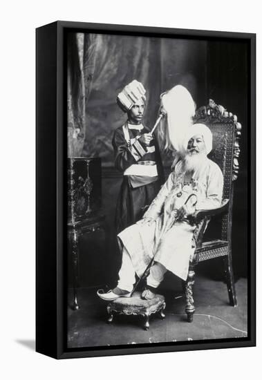 Sir Babkhem Singh Bedor Bedi of Kullar-James Lafayette-Framed Premier Image Canvas