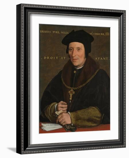 Sir Brian Tuke, C.1527-8 or C.1532-34-Hans Holbein the Younger-Framed Giclee Print