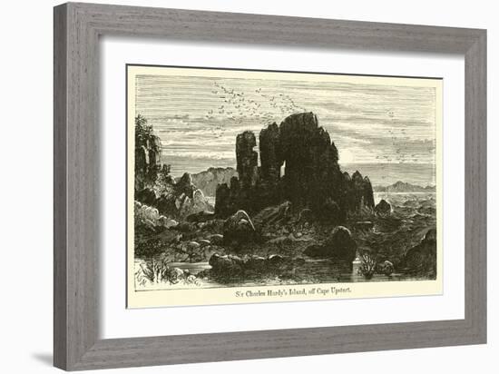 Sir Charles Hardy's Island, Off Cape Upstart-Harden Sidney Melville-Framed Giclee Print
