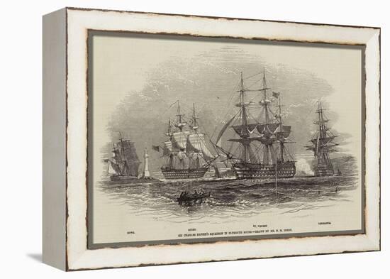 Sir Charles Napier's Squadron in Plymouth Sound-Nicholas Matthews Condy-Framed Premier Image Canvas