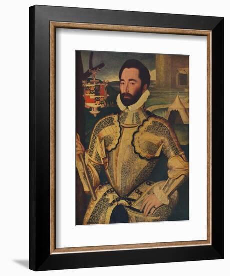 'Sir Charles Somerset', c1566-George Gower-Framed Giclee Print