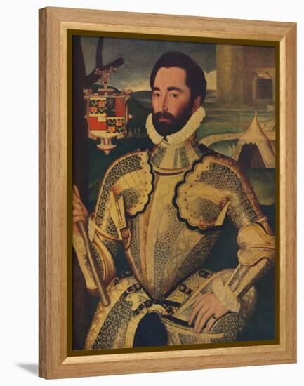 'Sir Charles Somerset', c1566-George Gower-Framed Premier Image Canvas