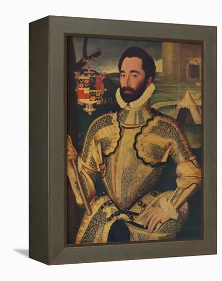 'Sir Charles Somerset', c1566-George Gower-Framed Premier Image Canvas