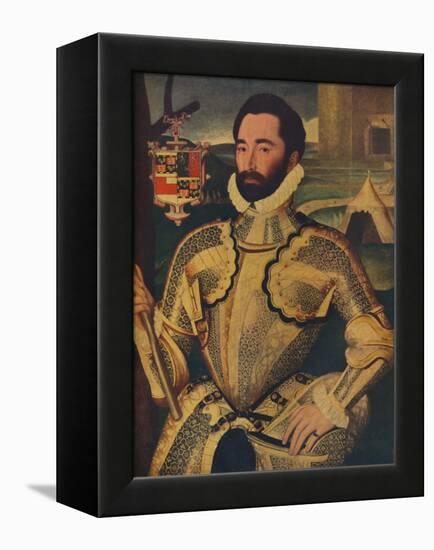 'Sir Charles Somerset', c1566-George Gower-Framed Premier Image Canvas