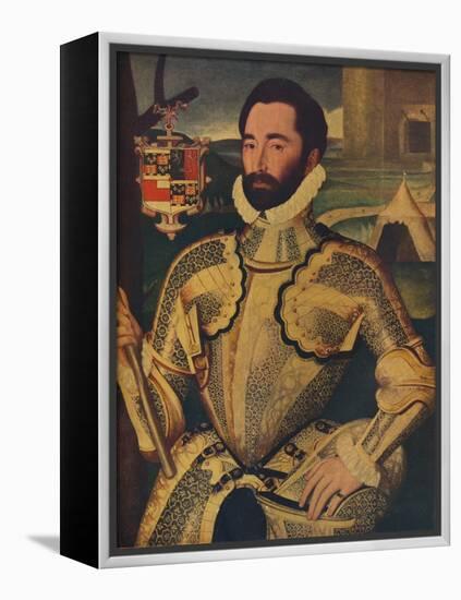 'Sir Charles Somerset', c1566-George Gower-Framed Premier Image Canvas