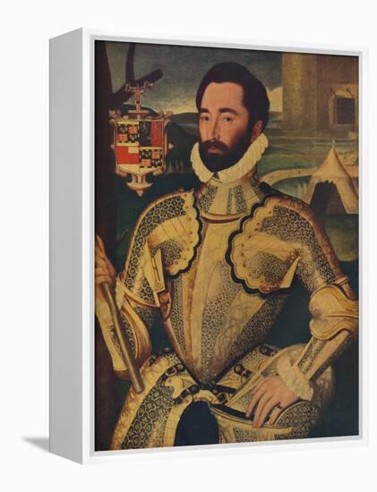 'Sir Charles Somerset', c1566-George Gower-Framed Premier Image Canvas