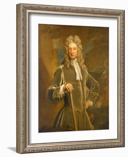 Sir Charles Wager (1666-1743), 1710 (Oil on Canvas)-Godfrey Kneller-Framed Giclee Print