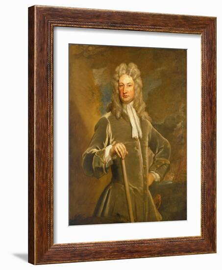 Sir Charles Wager (1666-1743), 1710 (Oil on Canvas)-Godfrey Kneller-Framed Giclee Print
