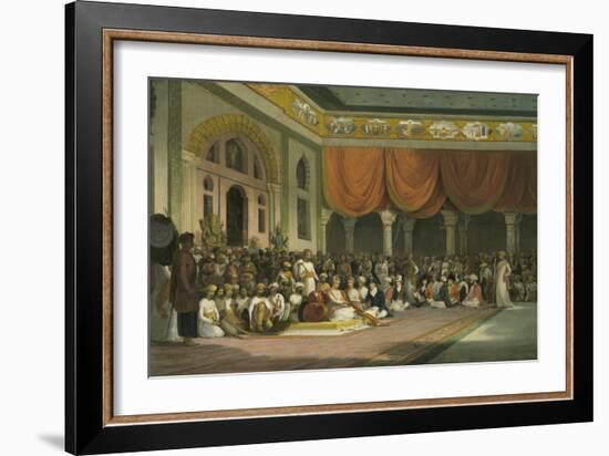 Sir Charles Warre Malet, Concluding a Treaty in 1790 in Durbar with the Peshwa-Thomas Daniell-Framed Giclee Print