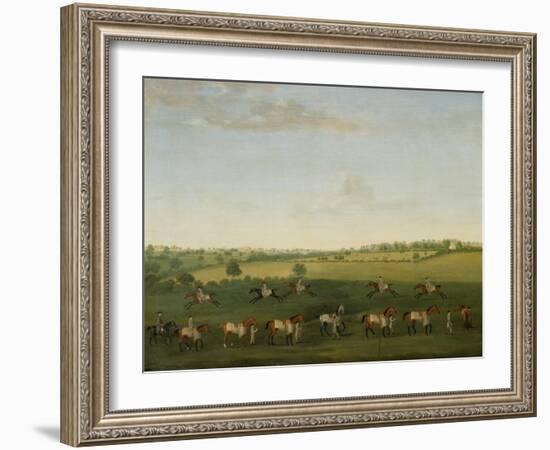 Sir Charles Warre Malet's String of Racehorses at Exercise-Francis Sartorius-Framed Giclee Print