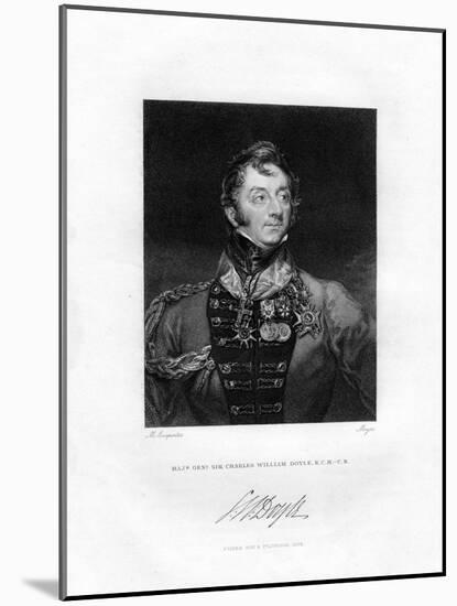 Sir Charles William Doyle, British General, 1829-Henri Meyer-Mounted Giclee Print